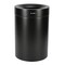 Alpine Industries 50 Gallon Stainless Steel Trash Can Black ALP475-50-BLK - alternate 1